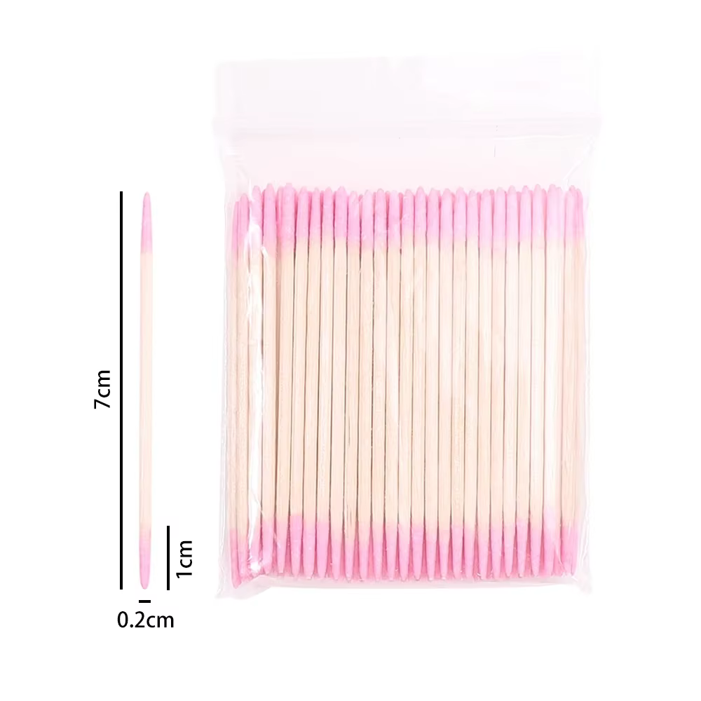 Coton-tige pour ongles en bois