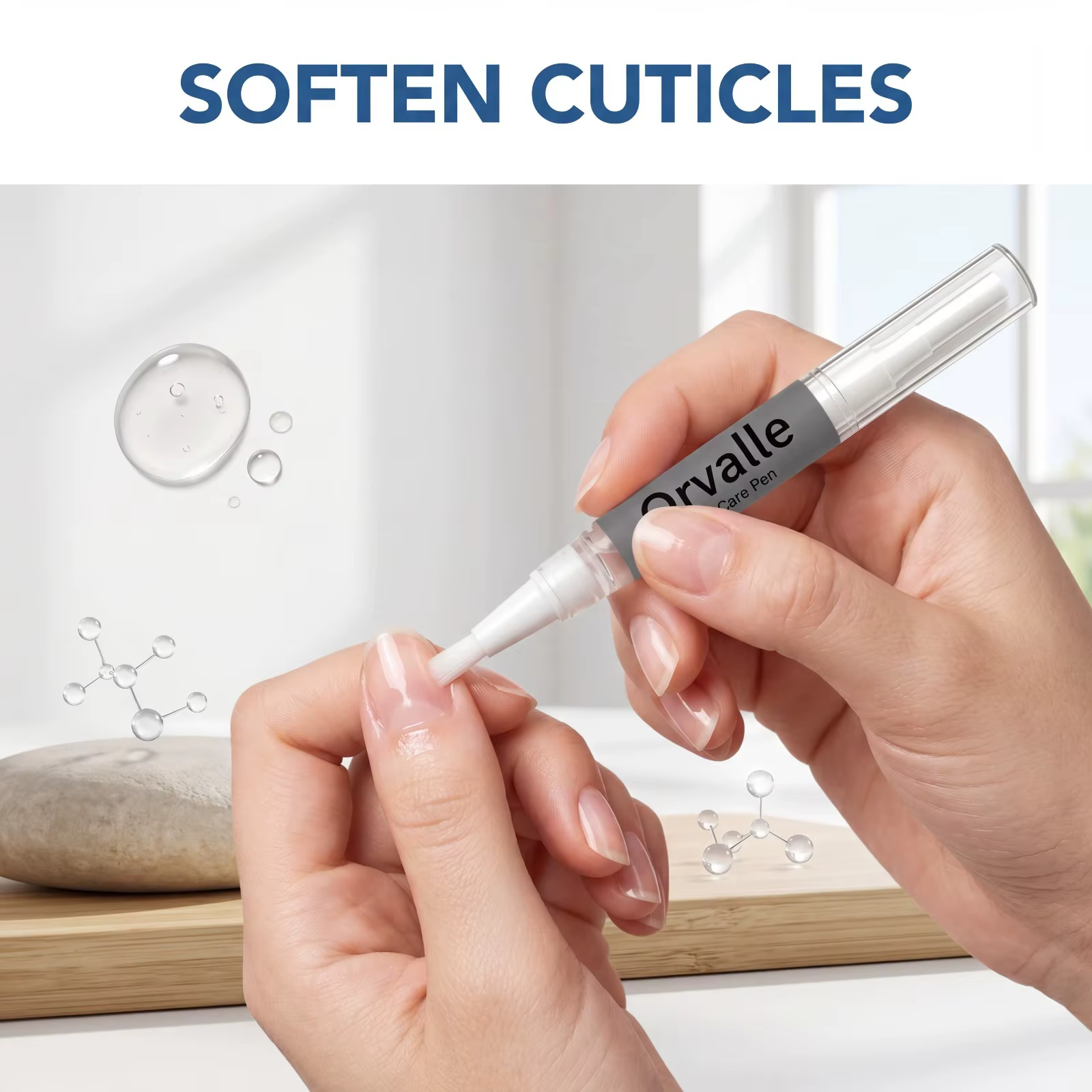 Stylo de Soin des Ongles Portable pour Réparer les Ongles Secs