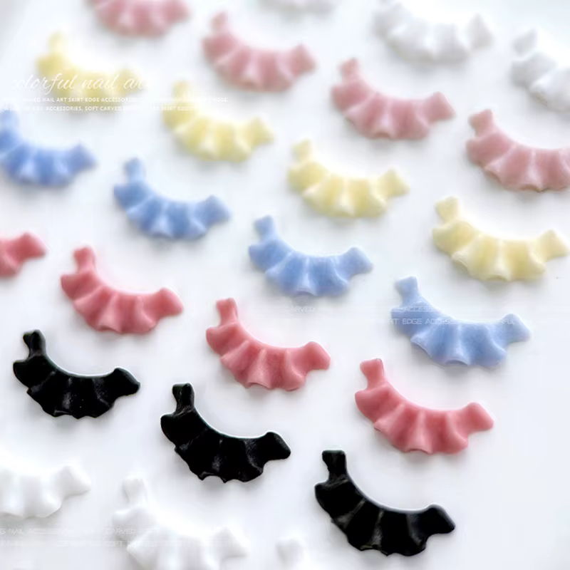 Décorations pour ongles en dentelle sculptée française