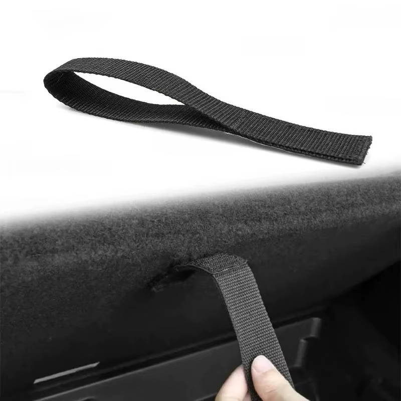 Cordon de coffre pour Tesla Model Y Juniper 2026, cordon de serrage avec boucle, organisateur haute résistance, accessoires intérieurs