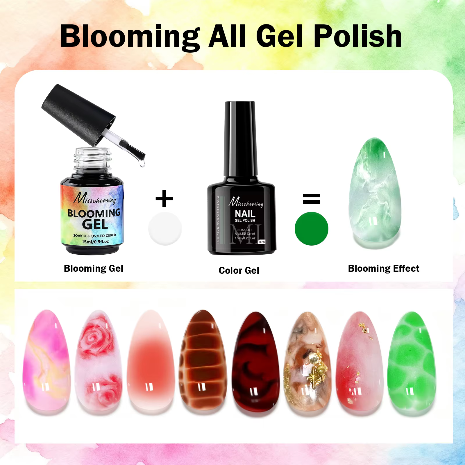 Vernis à ongles Gel à floraison claire