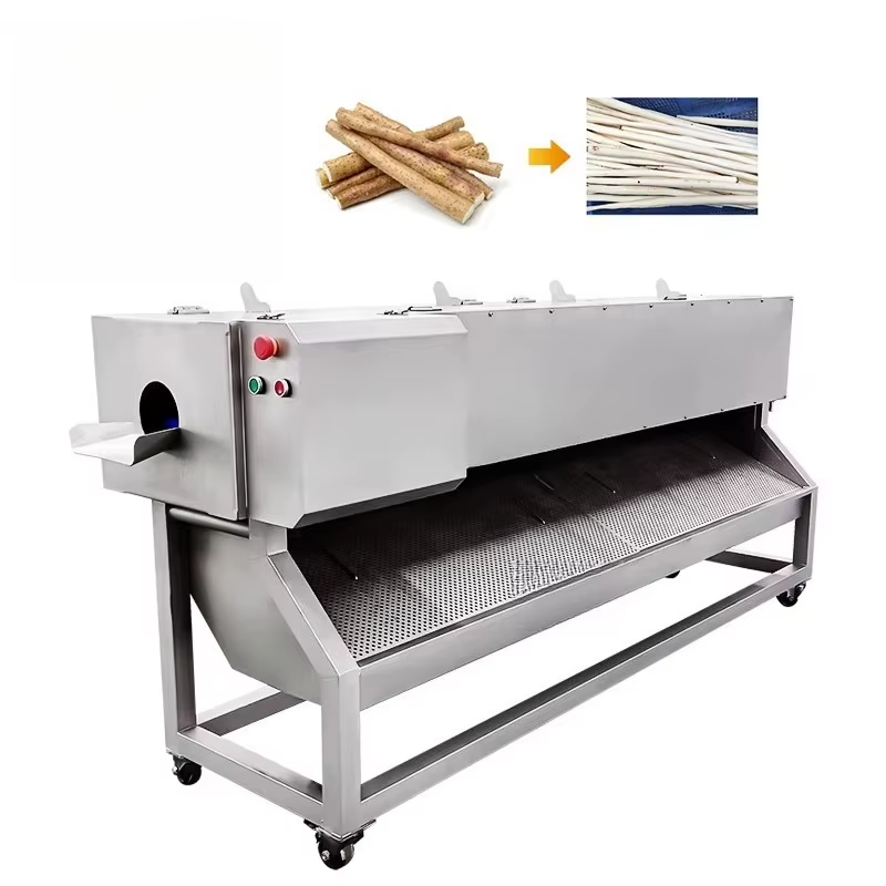 Machine à éplucher les racines en acier inoxydable, Machine à éplucher et à laver les Yam, éplucheur d'aubergine, Machine d'élimination de la peau des carottes, personnalisée