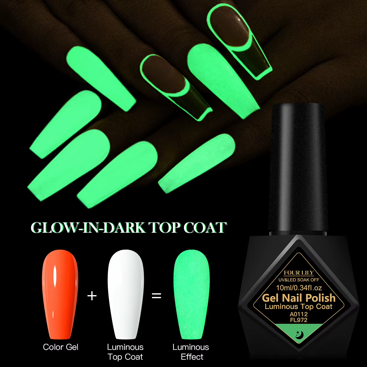Vernis à ongles gel lumineux 10 ml