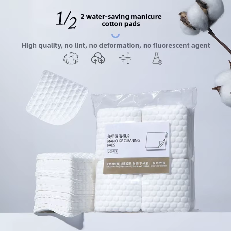 Lingettes démaquillantes pour ongles sans peluches