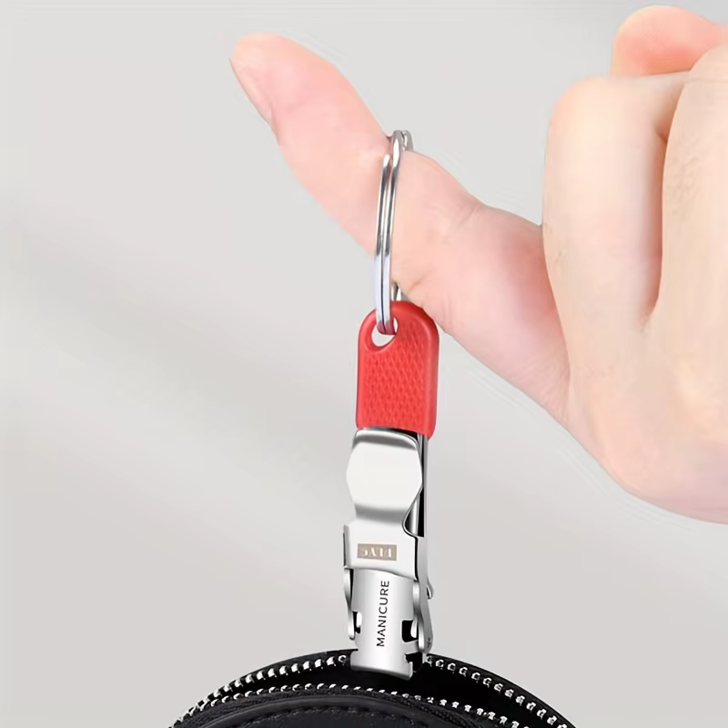 Mini coupe-ongles pliable et Portable en acier inoxydable