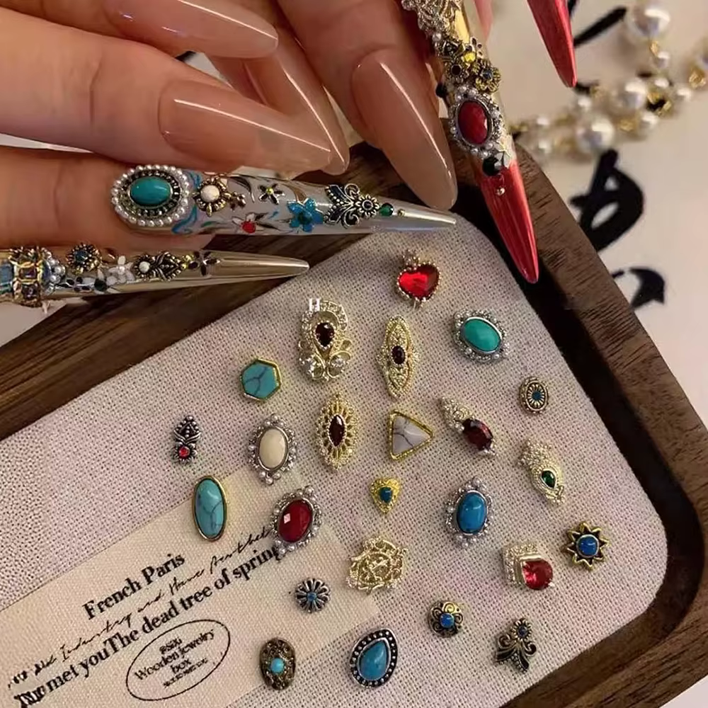 Breloques bohème pour Nail Art