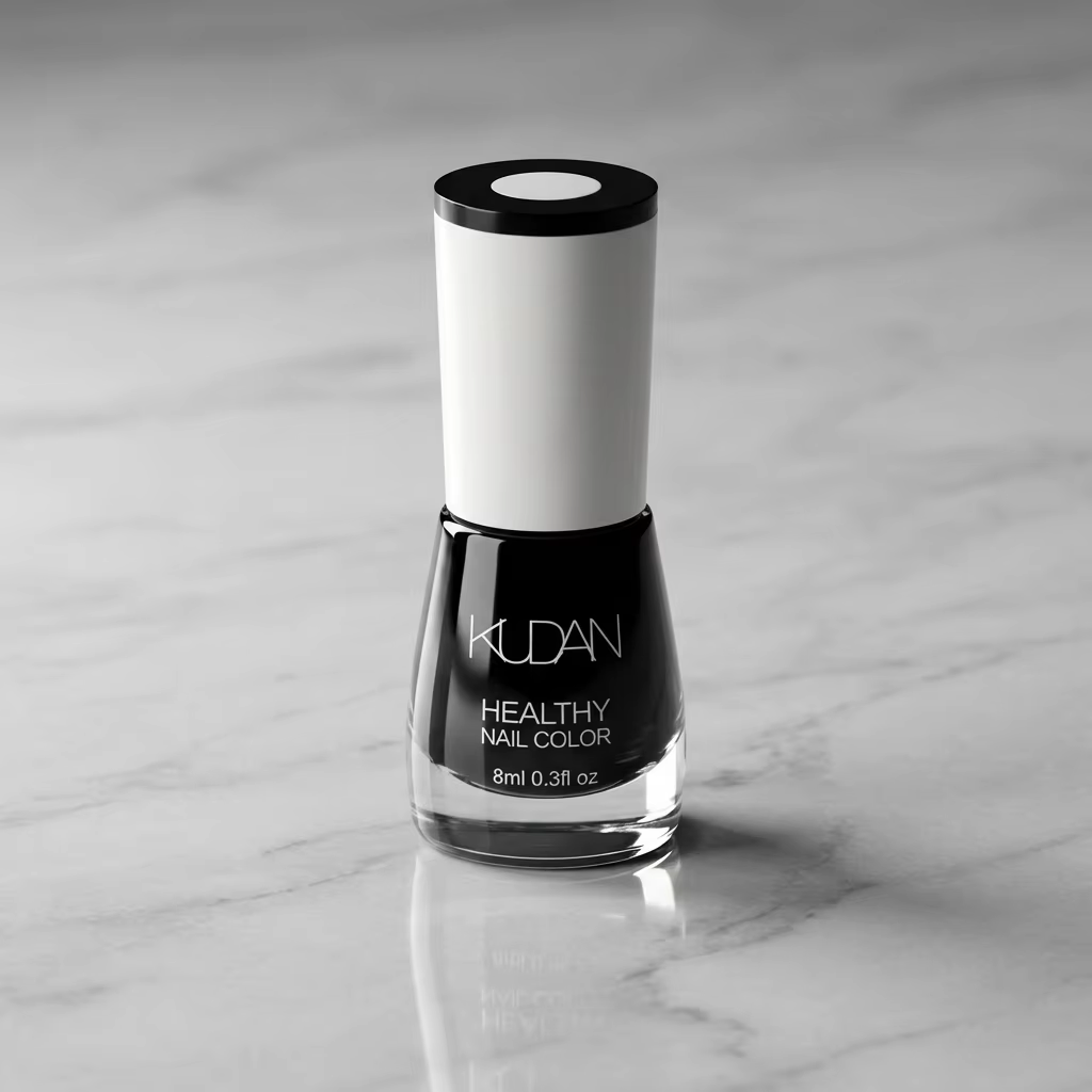 Vernis à ongles noir KUDAN - Vernis sain et longue durée, 8 ml
