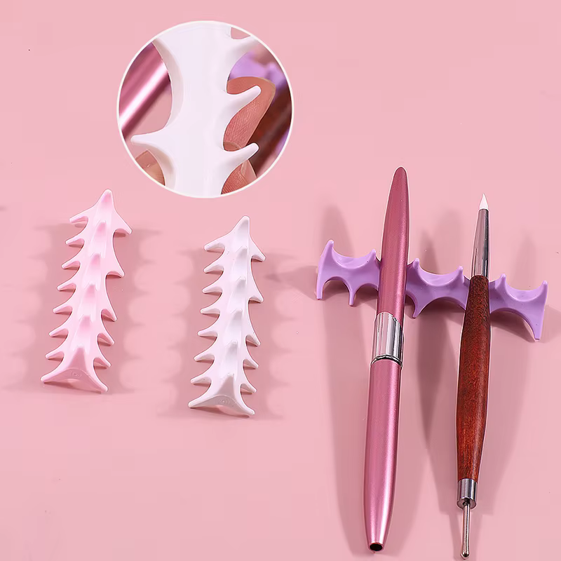 Porte-brosse à ongles en Silicone