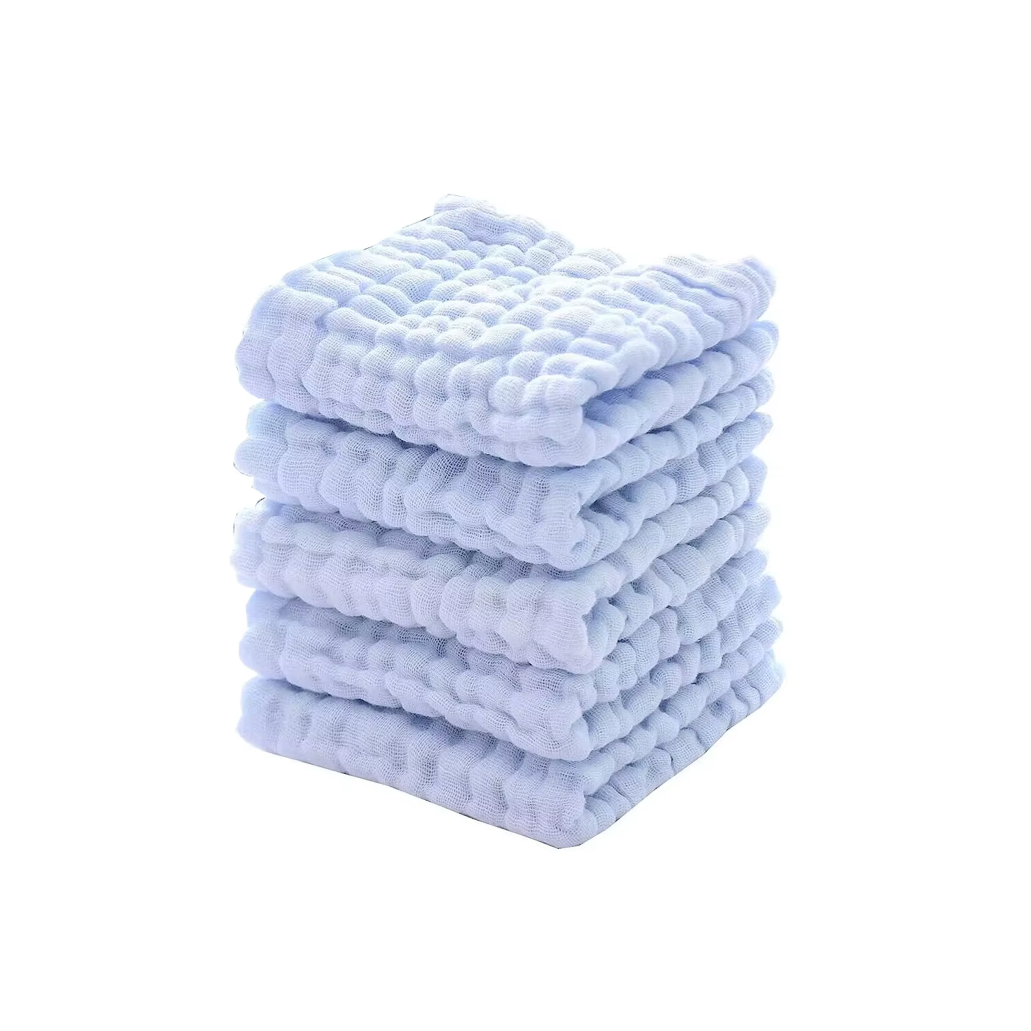 Gant de toilette en mousseline pour bébé, serviette de visage douce pour nouveau-né, peau sensible, registre de naissance