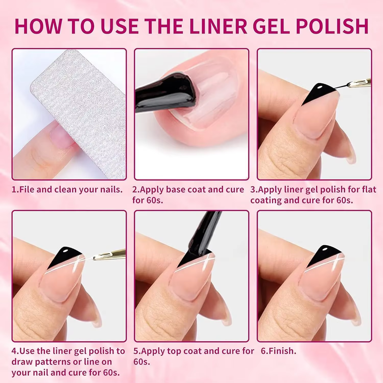 Kit de 12 Gels de Peinture pour Ongles Non Toxiques UV LED Soak Off – Le Meilleur Vendeur pour Manucure DIY à Domicile ou en Salon