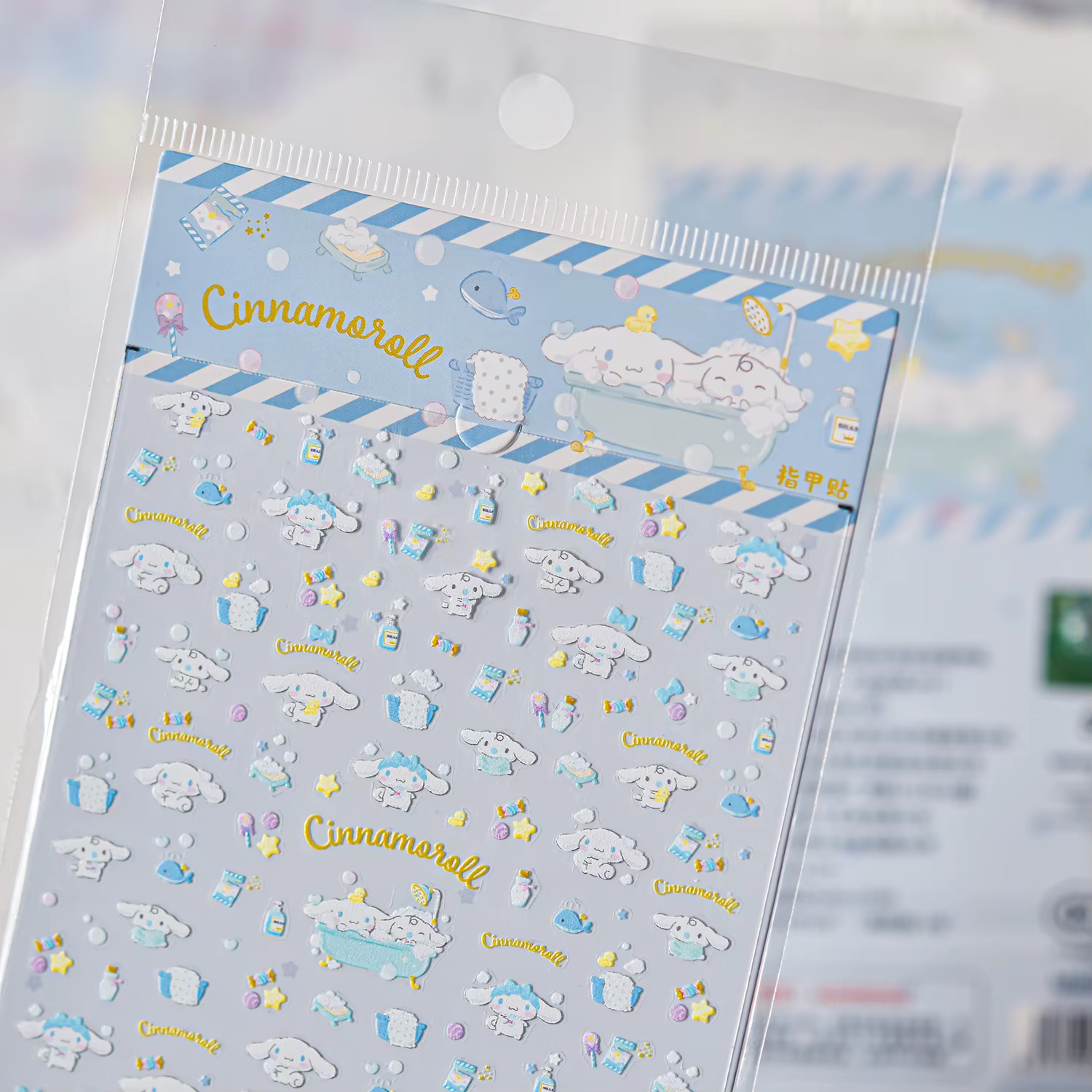 Nouveaux autocollants pour ongles Sanrio en HD, dessins animés japonais classiques, articles de manucure, faciles à utiliser, couleur macaron, autocollants 5D DIY