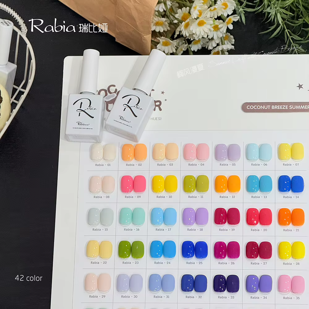 Fournitures pour ongles en gros, ensemble de vernis gel UV permanent longue durée, professionnel, 42 couleurs, ensemble de vernis gel coréen 15 ml, ensemble de vernis