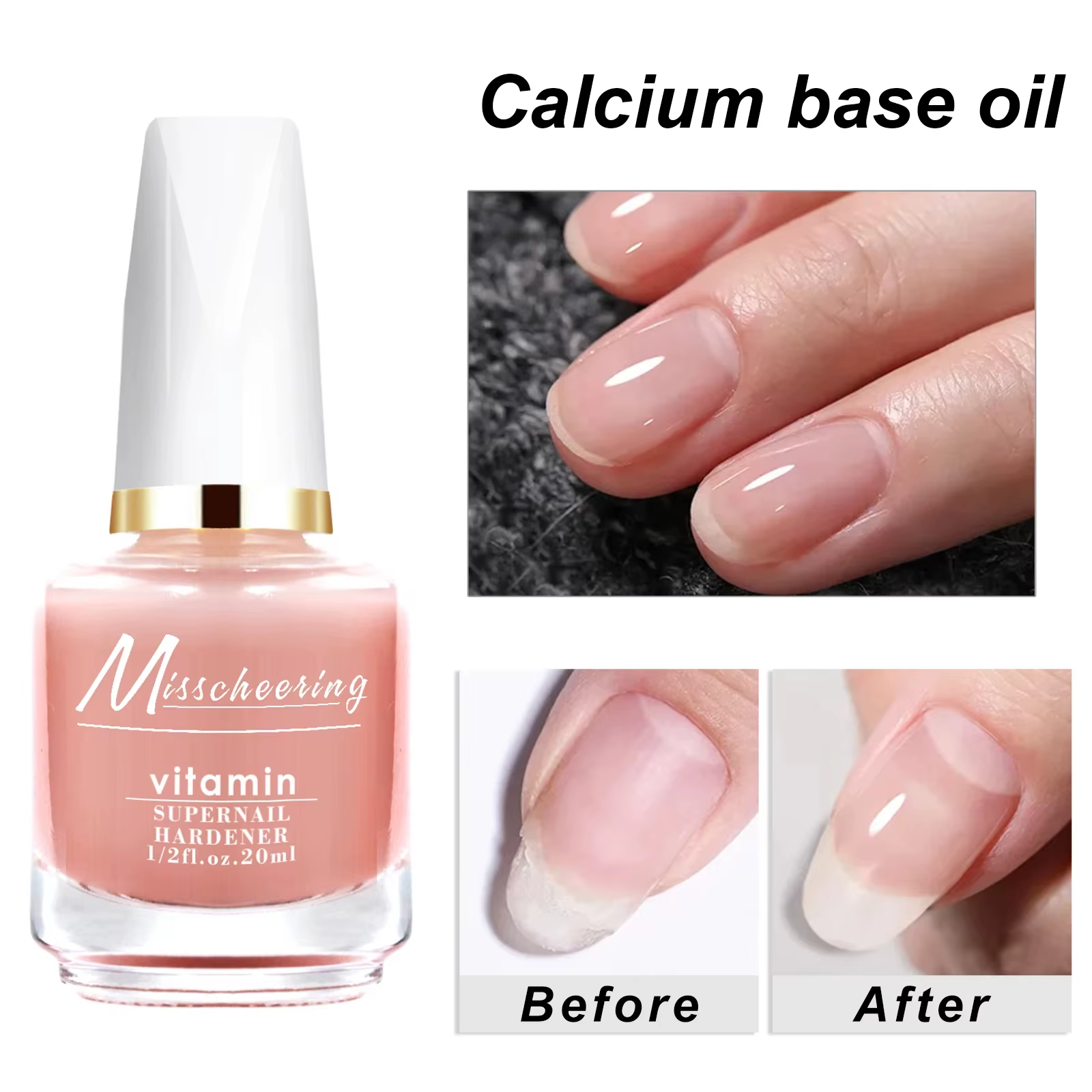 Renforçateur d'ongles puissant 12/20 ml