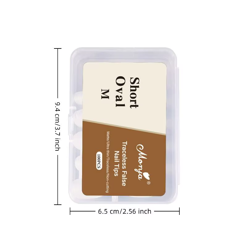 100 pièces/boîte faux ongles sans polissage sans Trace presse démale