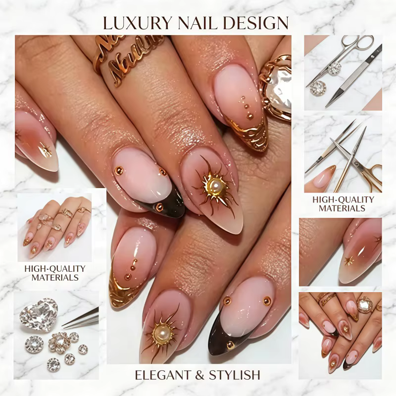 Nouveau 2026 – Lot de 24 faux ongles pour femme