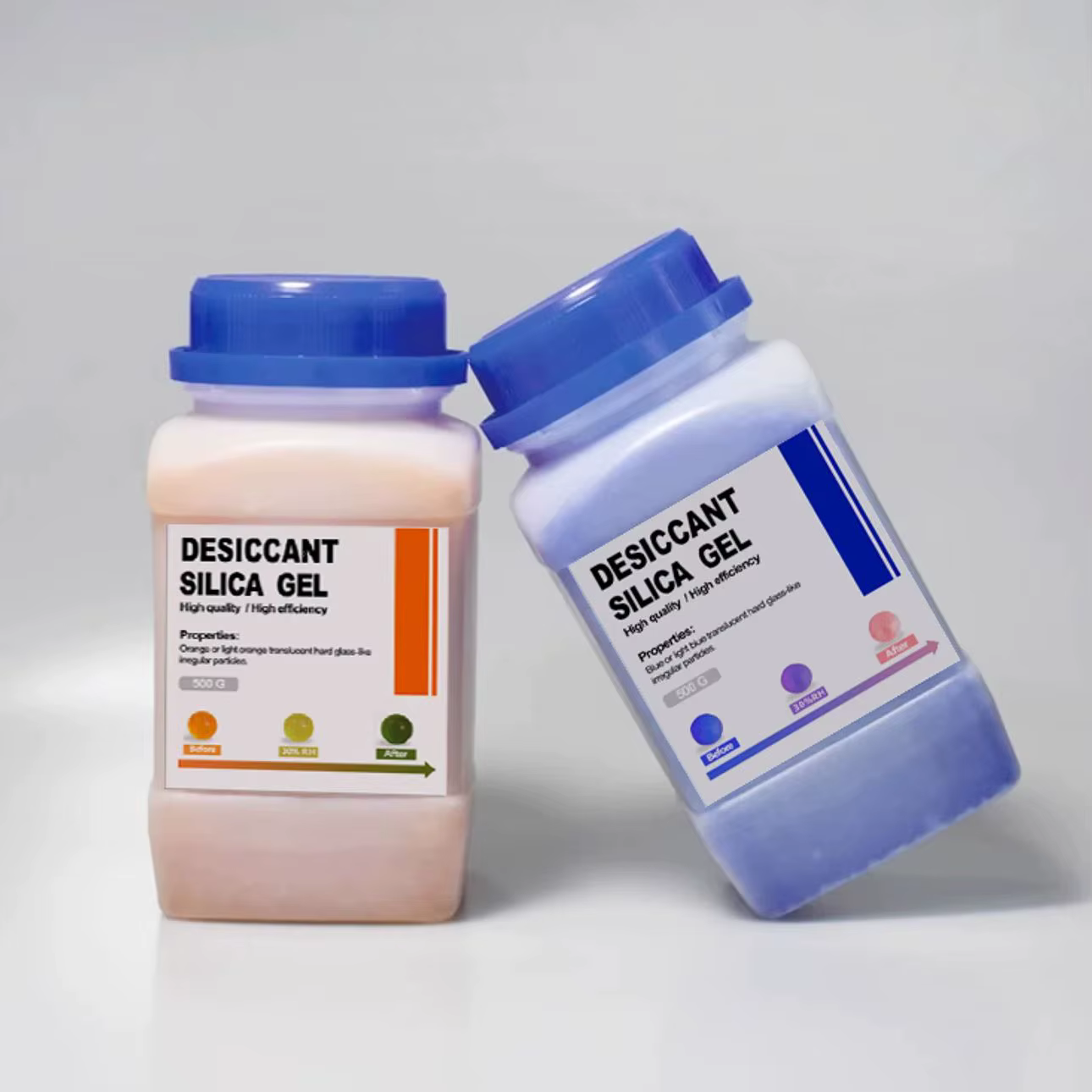 Bouteilles de perles de Gel de silice réutilisables
