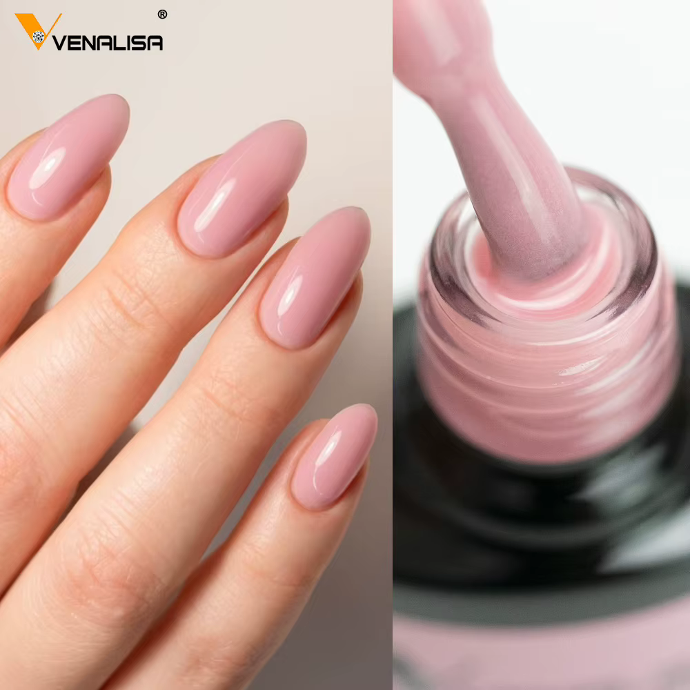 VENALISA couche de Base en caoutchouc couleur vernis à ongles Gel gelée Semi Transparent français
