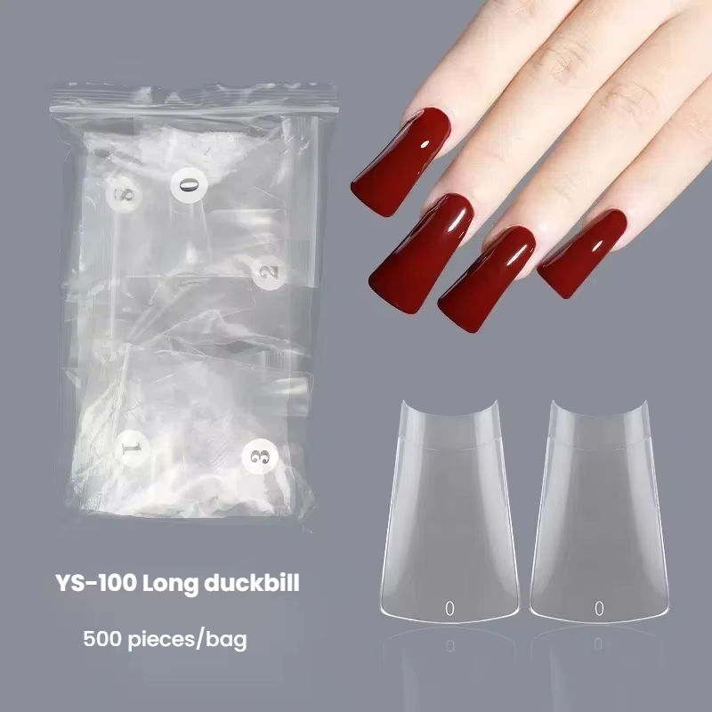 Embouts d'ongles en forme de bec de canard