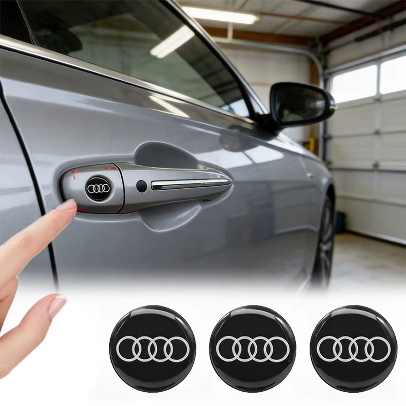 Autocollants anti-blocage pour serrure de porte de voiture Audi Q5 Q7 Q3 A3 A4 A6 A5 A1 A8 Q8 Q2 A7 Quattro TT S3 S4 QS5 RS6, accessoires