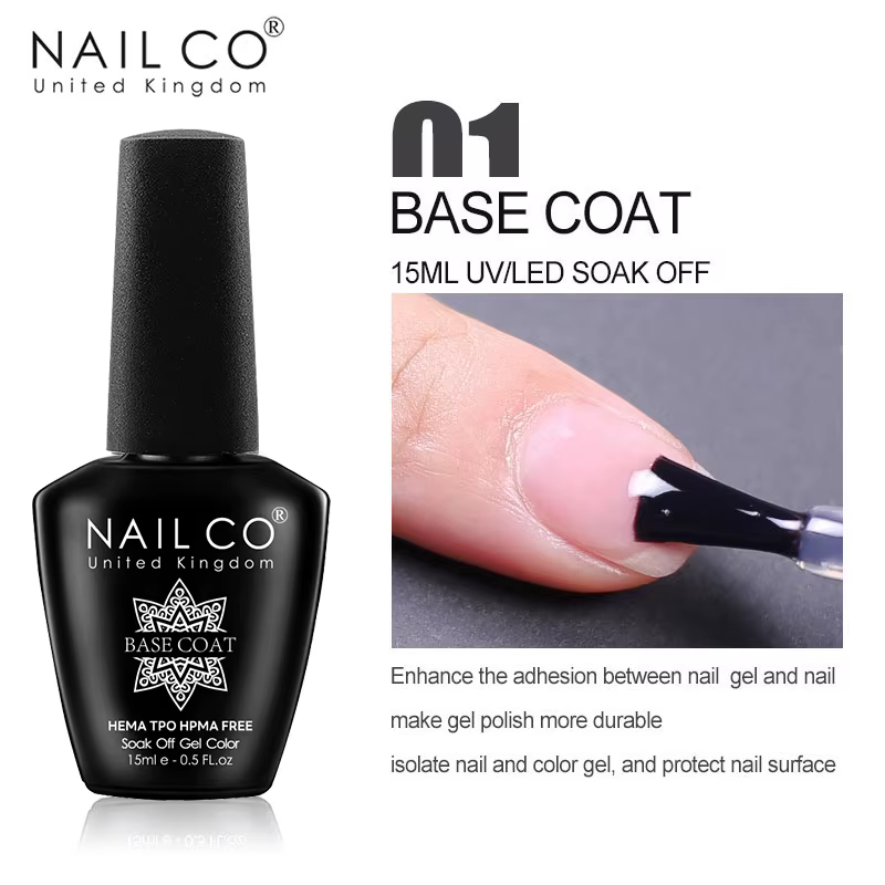 NAILCO – Gel de Base en caoutchouc Super fonctionnel 1 en 2
