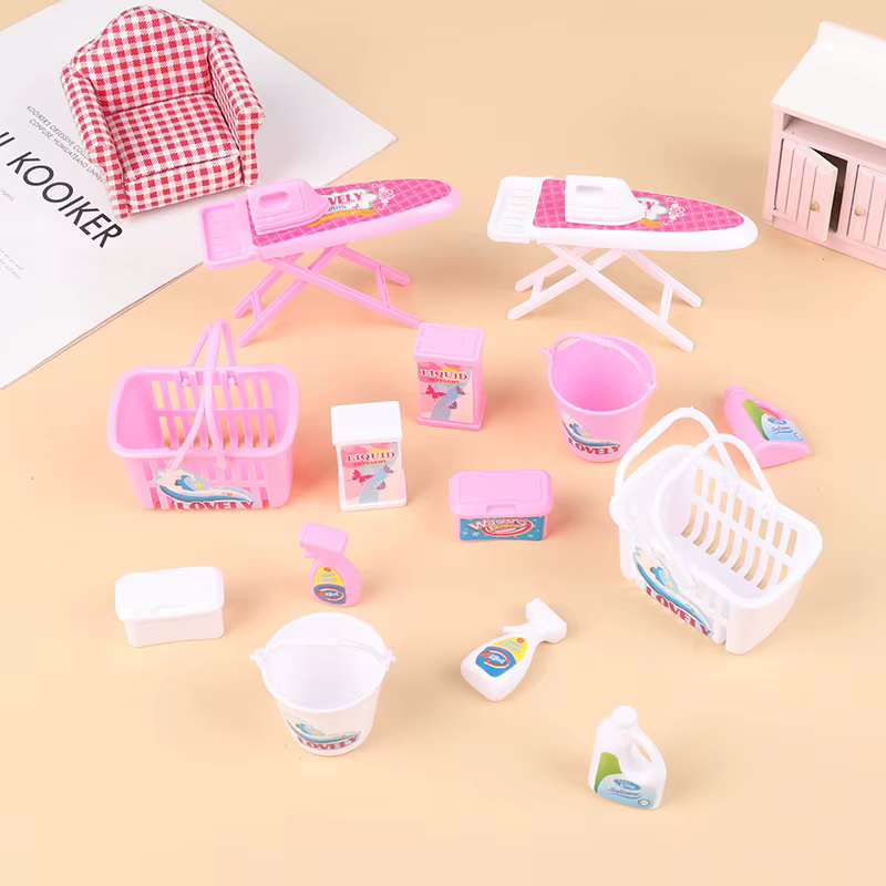 Mini panier à linge pour maison de courses, outil de blanchisserie l'inventaire, kit de fer à repasser électrique pour beurre, accessoires de bricolage, E27, 1 ensemble