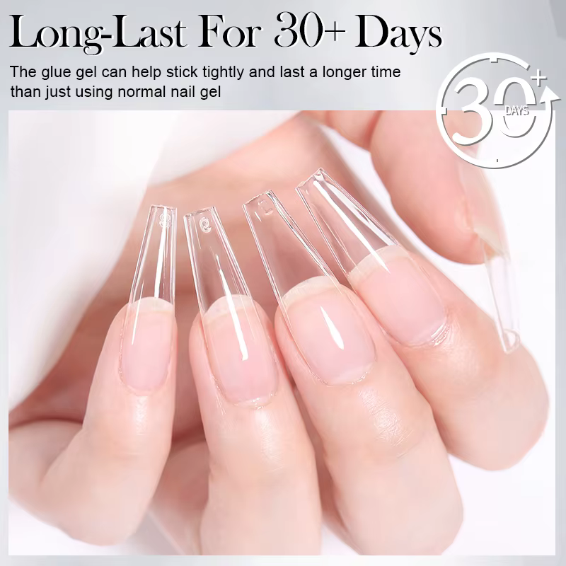 BORN PRETTY 30ml pointes d'ongles solides Gel avec 24 pièces