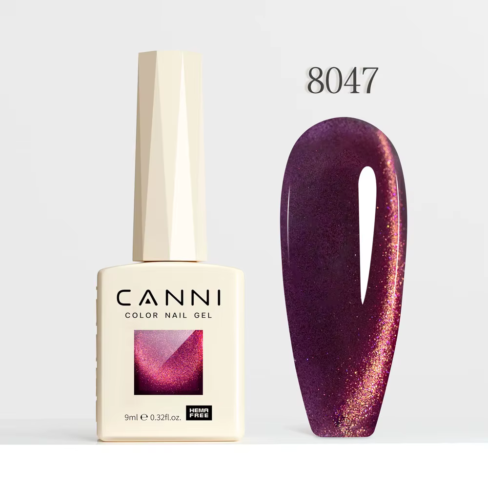 1pc CANNI 9ml vernis à ongles Gel oeil de chat couleur magique tourbillonnant étincelle diamant magnifique couleur tremper UV LED Gel Semi Permanent