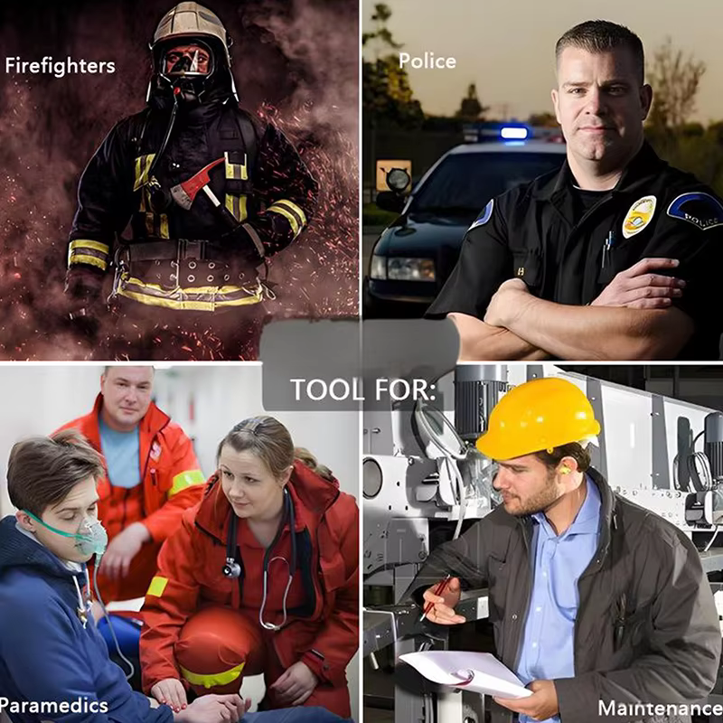 Accessoire de balayage résidentiel pour pompiers : outil de levier multifonction de première réponse