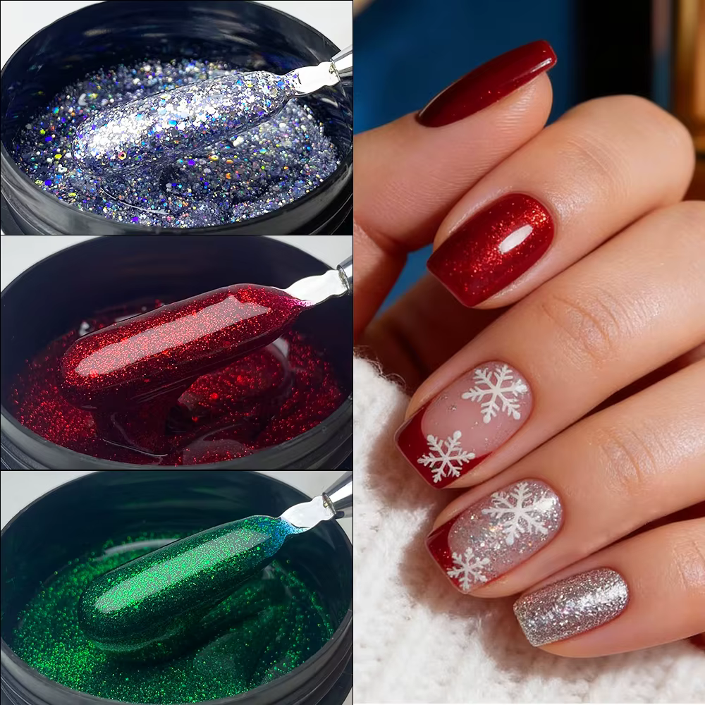 Jillnails noël ongles Gel constructeur d'ongles Extension Hema TPO gratuit 100g/50g Gel de sculpture
