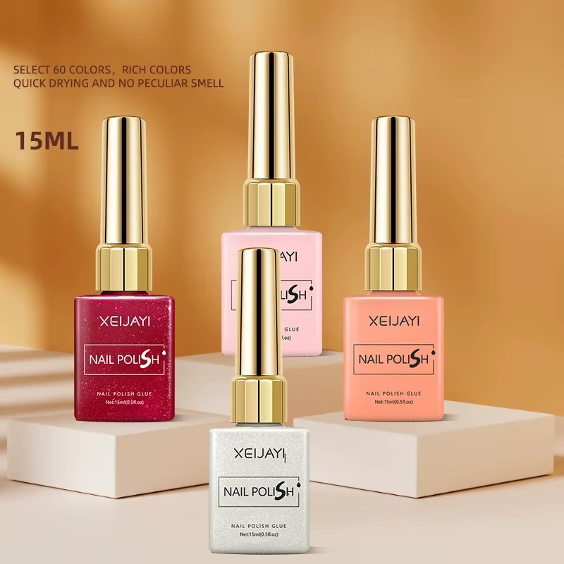 Bouteille carrée colorée vernis à ongles Gel 60 couleurs brillant mat glaçon