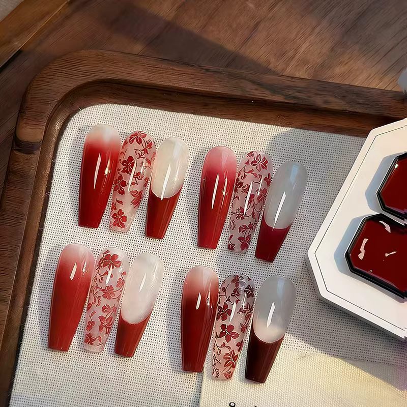 Kit de gel de tapotement rouge série Quatre-en-un
