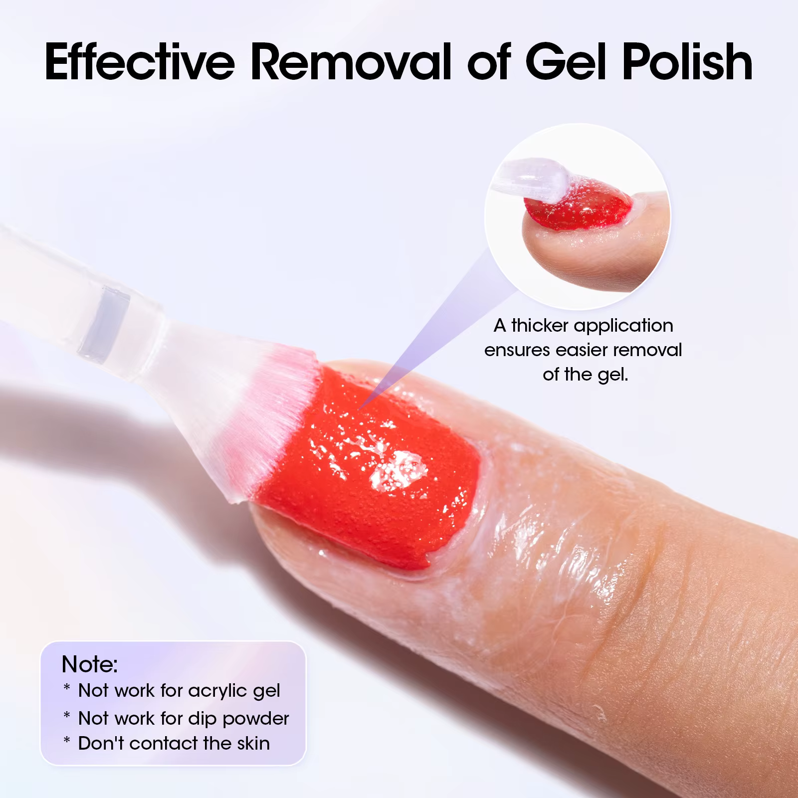 GELLEN Dissolvant de vernis à ongles en gel 18ml 2 pièces
