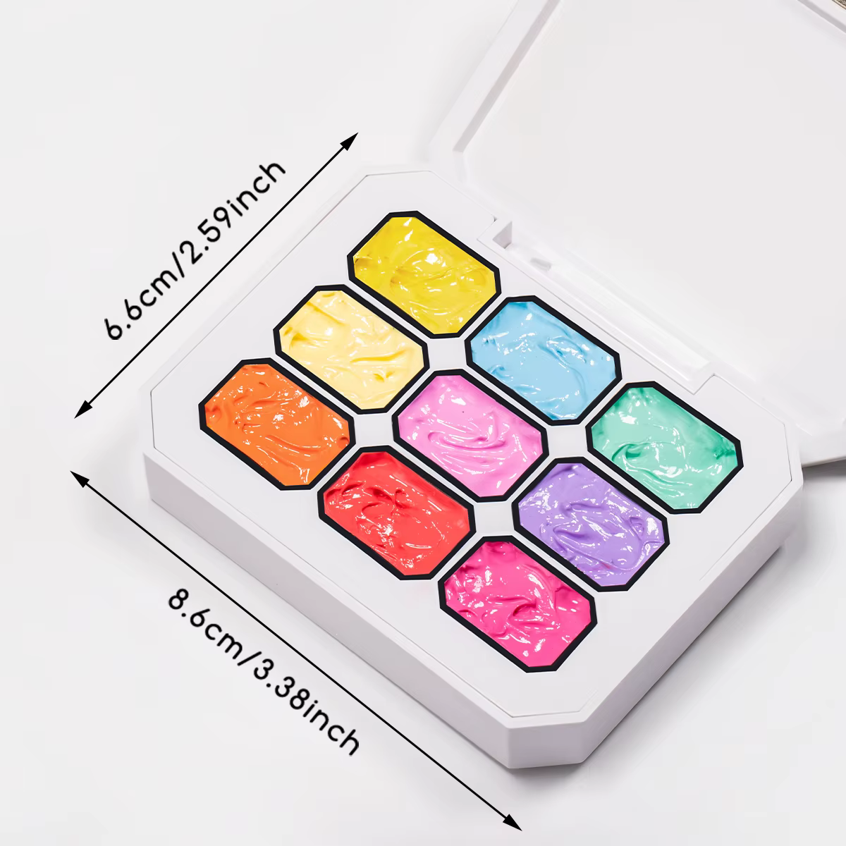 Ensemble de vernis à ongles en gel pour peinture Macaron 9 couleurs
