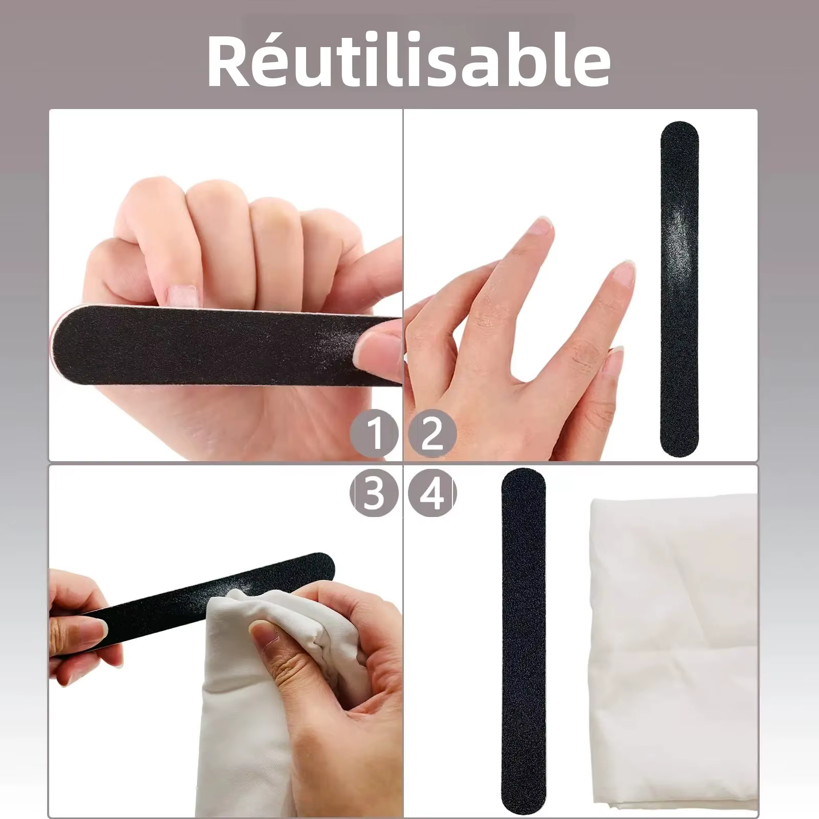 Limes à ongles (paquet de 20)
