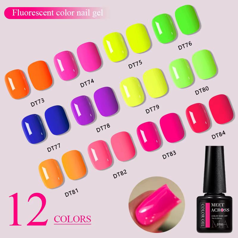 Vernis à ongles en gel fluorescent 7ml