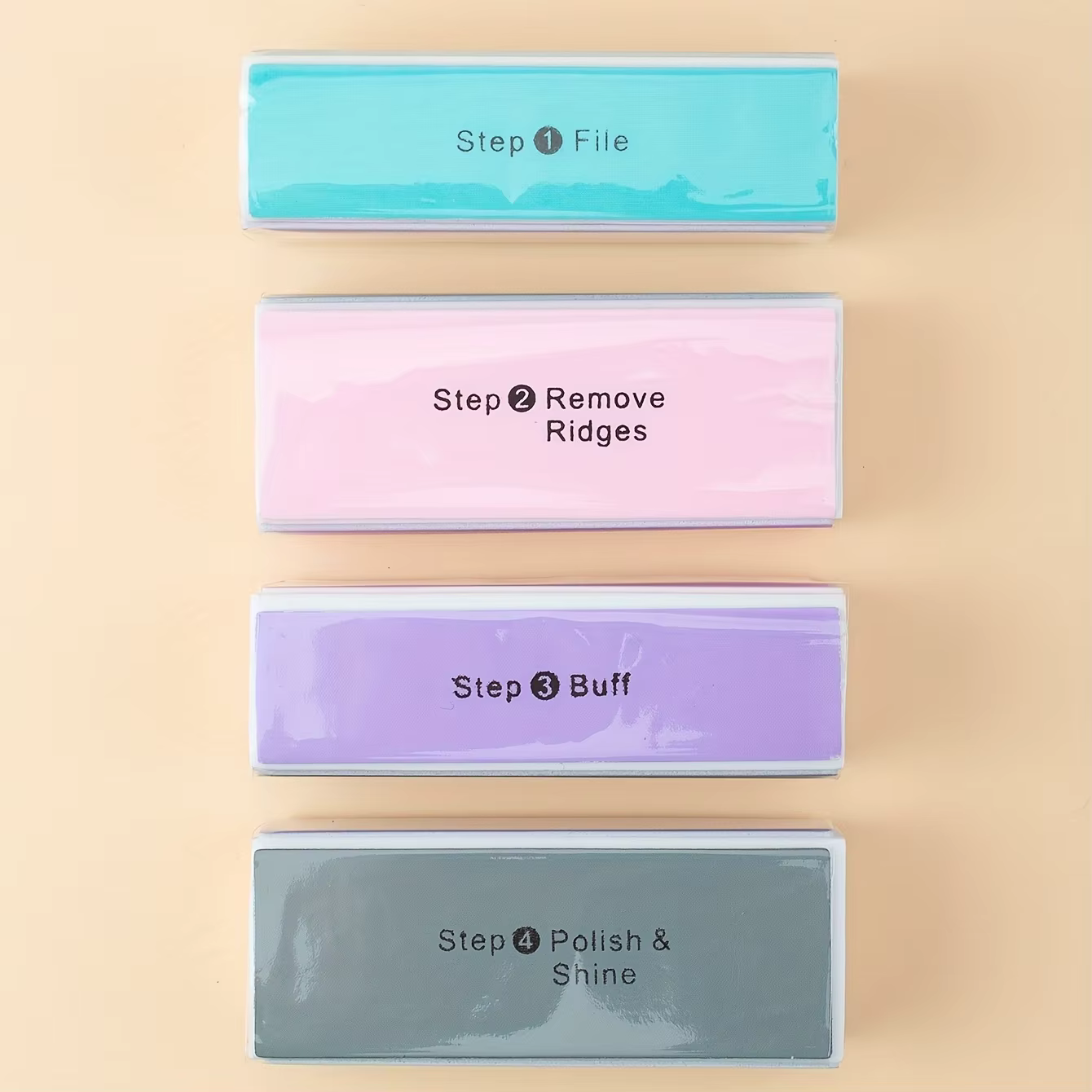 Bloc tampon à ongles 4 voies