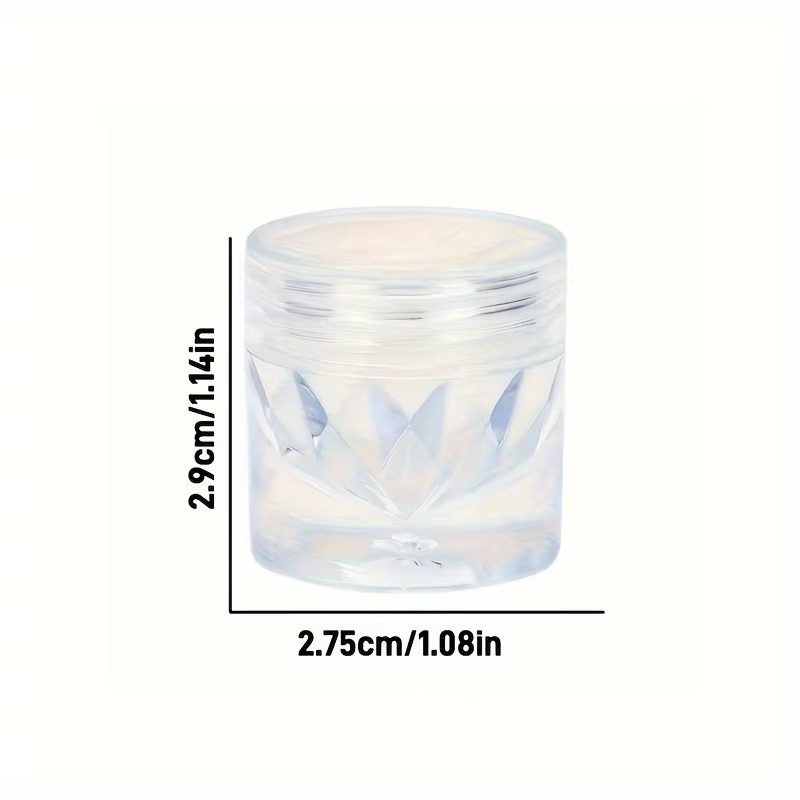 1 Boîte de Poudre à Ongles Super Magic Mirror Noire