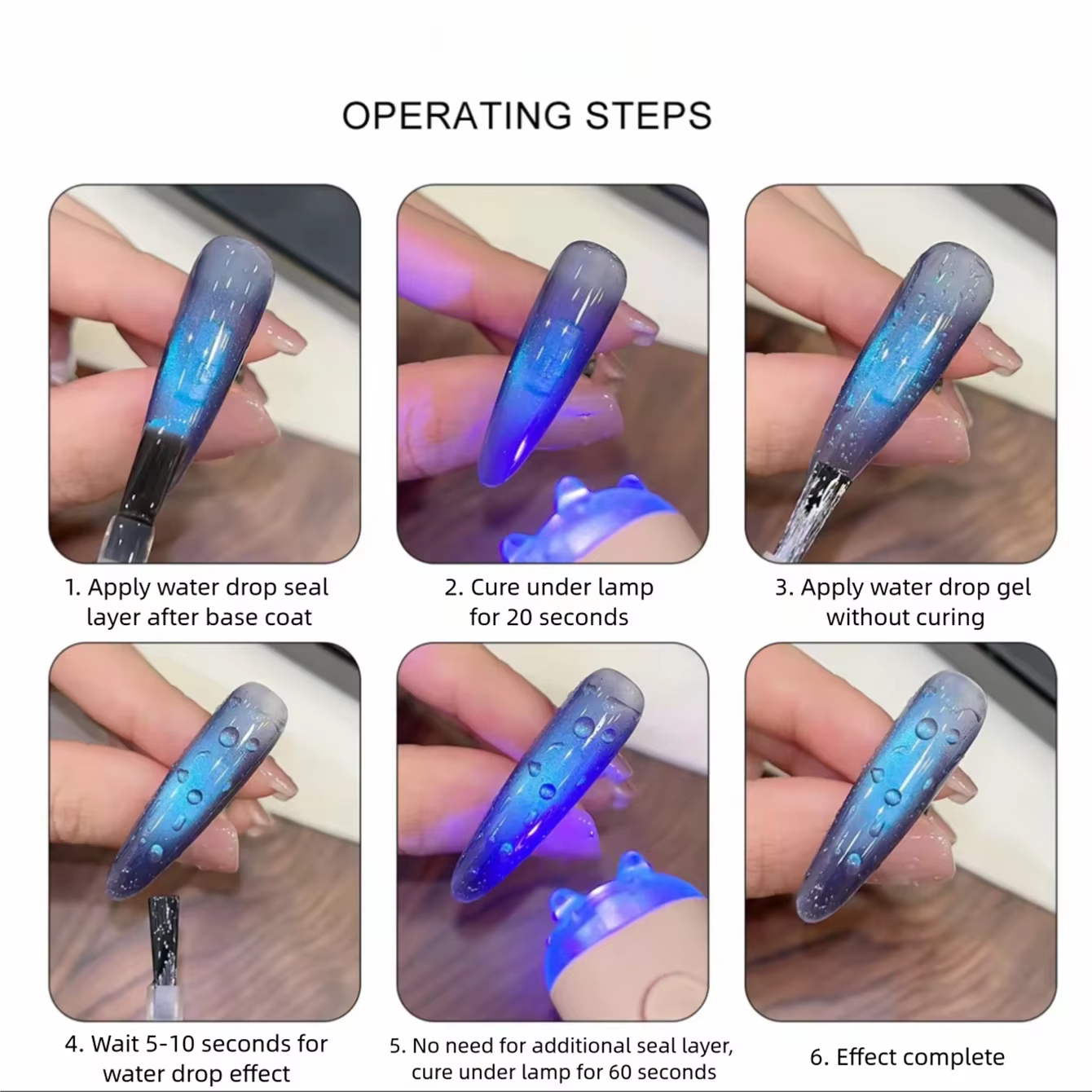 Nouveau Gel de Manucure Effet Goutte d'Eau 2026