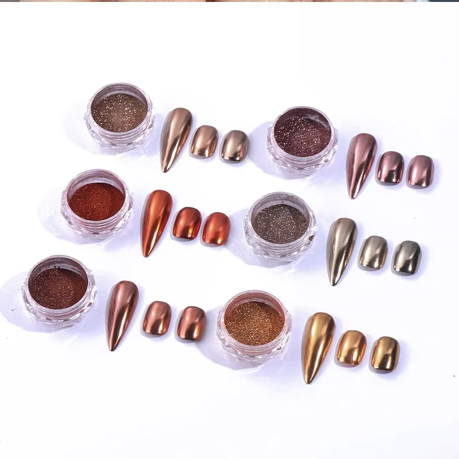 Poudre métallique pour Nail Art