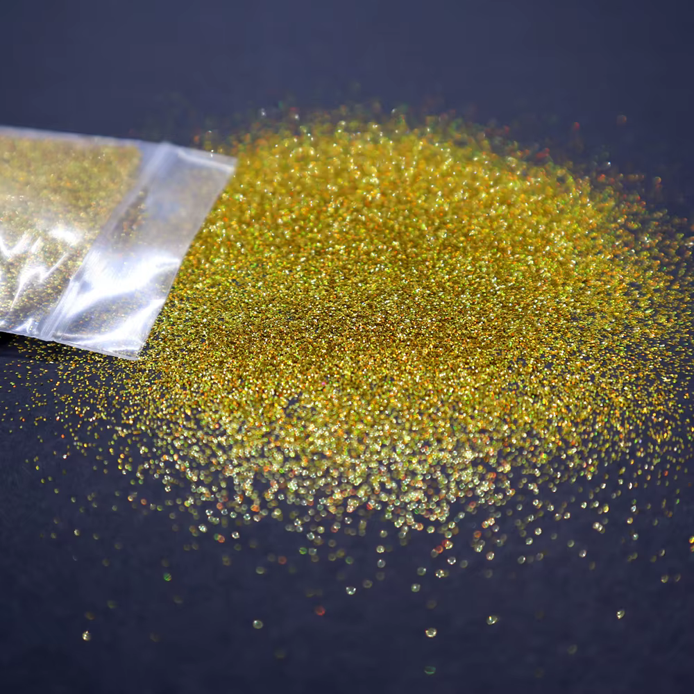 10 g/sac 0.2mm Laser paillettes ongles Chrome poudre