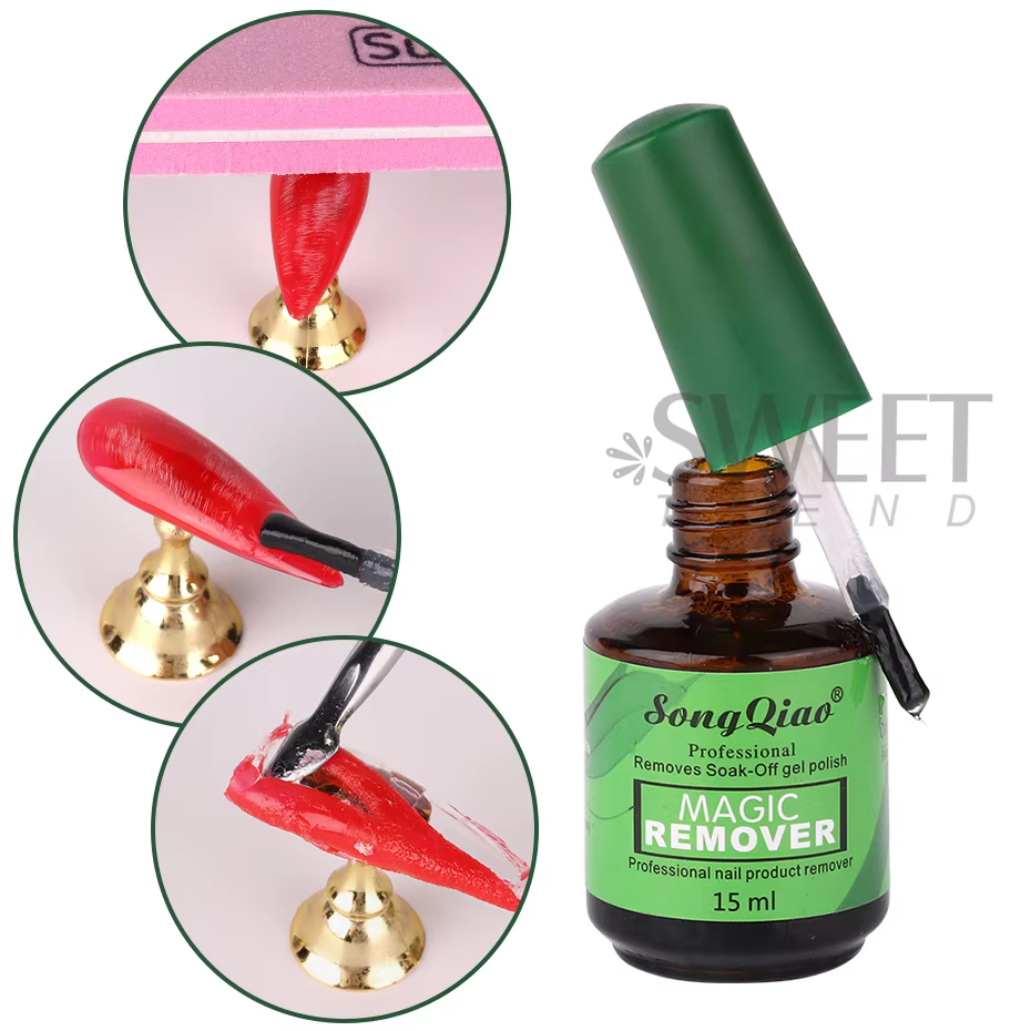 Ensemble de dissolvant professionnel de Gel pour ongles
