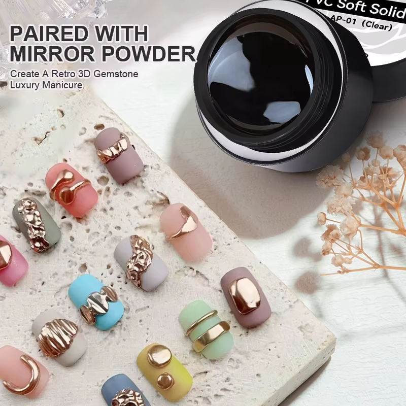 BORN PRETTY 5ml 3D gelée sculpture Gel antiadhésif Extension de main ongles sculpté Gel vernis 5D modélisation solide