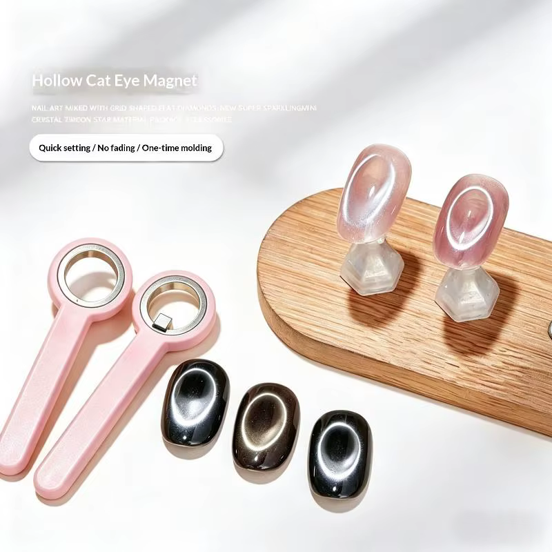 Bâtonnet magnétique pour nail art œil de chat français avec poignée