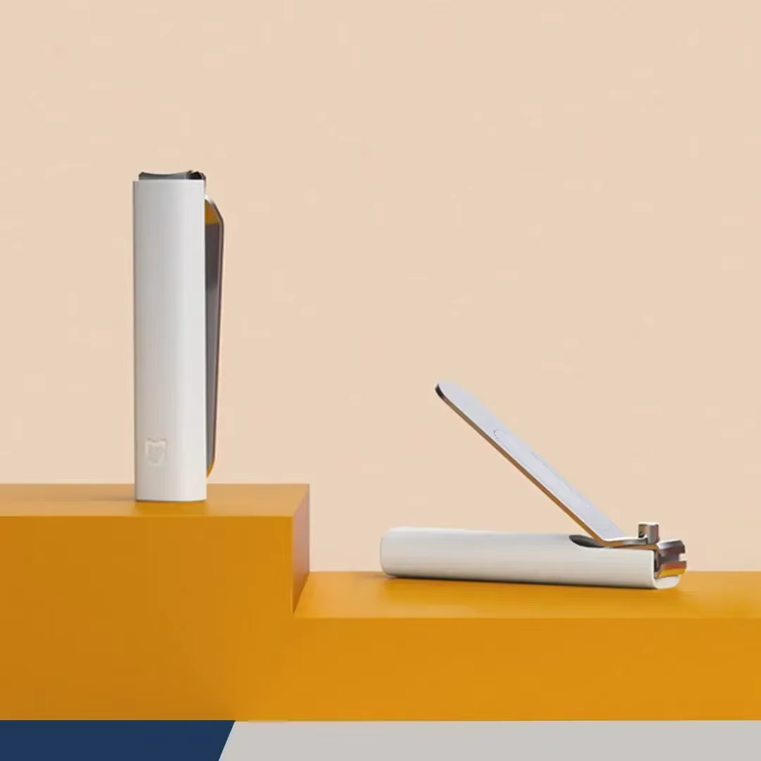 Coupe-ongles anti-éclaboussures XIAOMI Mijia en acier inoxydable 420, tranchant, durable, portable, lime à ongles avec étui de rangement