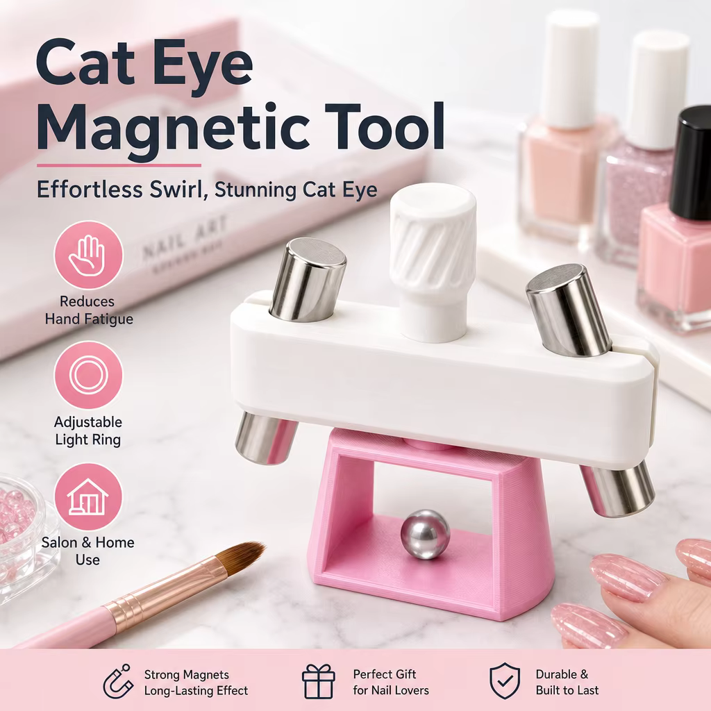 Outil automatique pour nail art avec perles de verre effet œil de chat