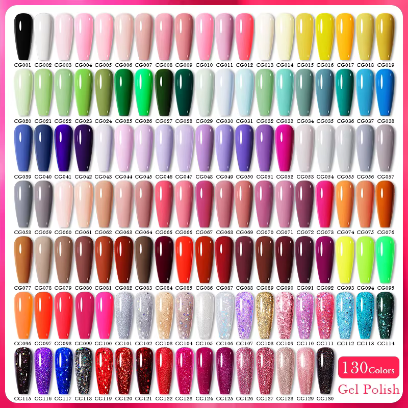 BORN PRETTY 10ml Gel vernis à ongles Gel 130 couleurs Semi Permanent solide