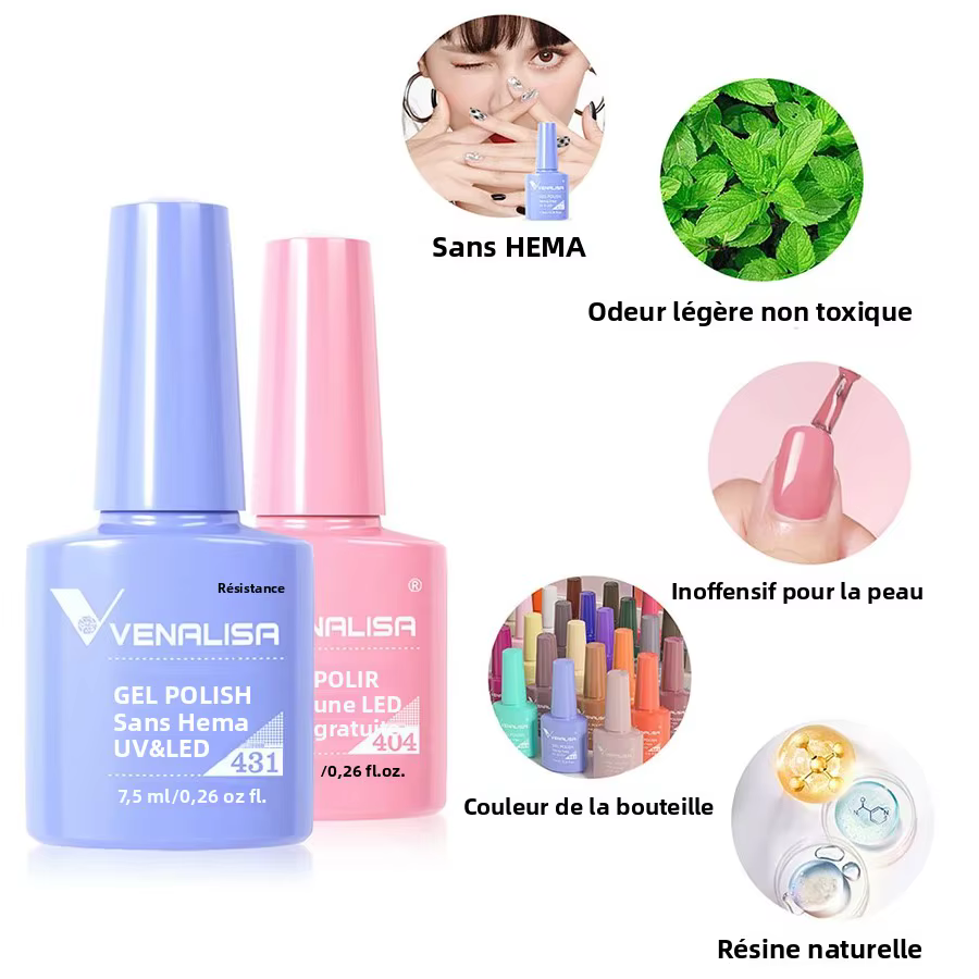Venalisa vernis à ongles Gel 7.5ml HEMA gratuit tremper UV LED Gel