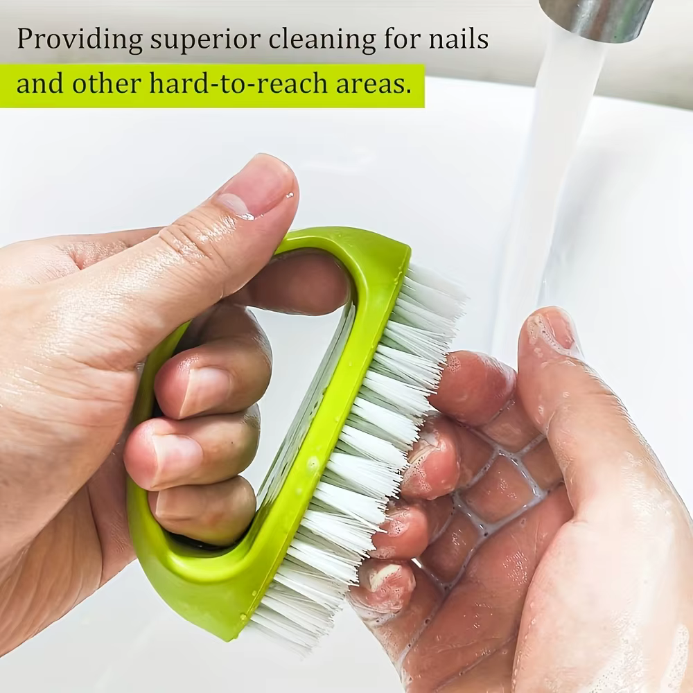 Brosse à ongles robuste avec poils durs | Nettoie en profondeur les mains