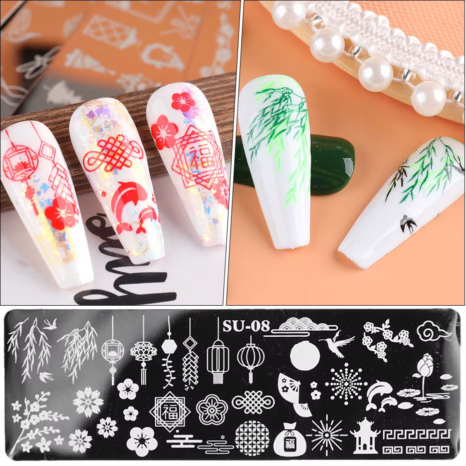 Plaque de stamping pour ongles