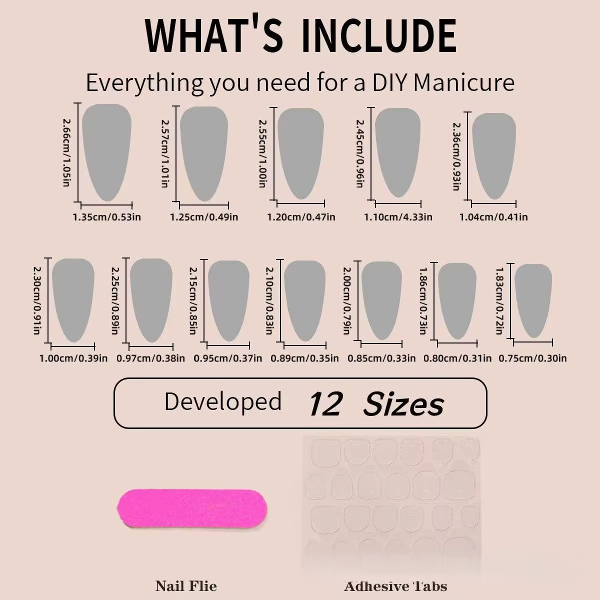 24PCSShiny – faux ongles ovales dégradés rouge vin